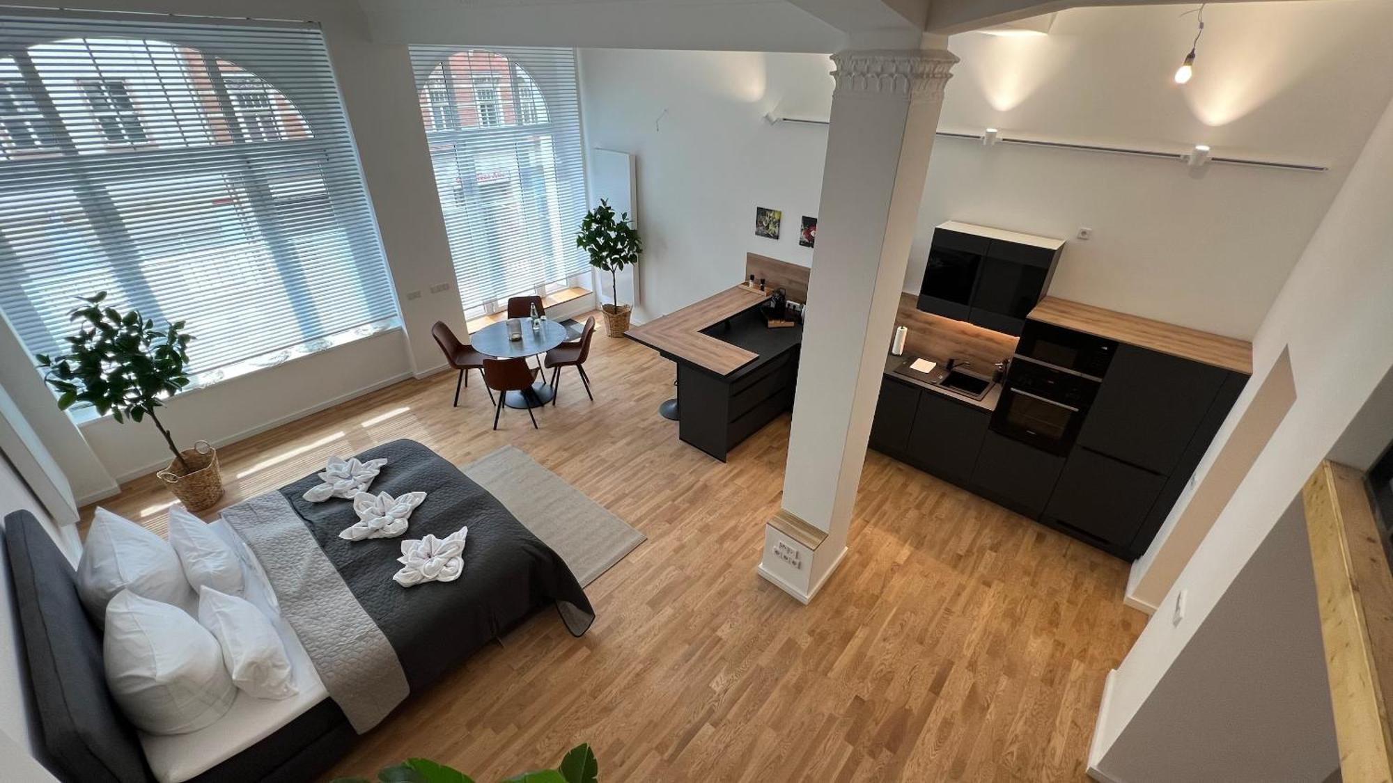 Neu! City-Loft-Apartment Im Goethe Palais I 5P I Lift I Parkplatz I Zentrum I Helios Aue (Saxony) Exterior foto